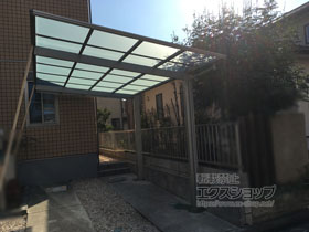 のカーポート エフルージュグラン　積雪〜20cm対応 ※外観左右側設置 施工例