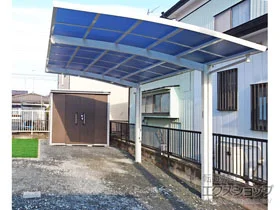 YKKAPのカーポート レイナポートグラン　積雪～20cm対応 施工例