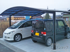 のカーポート レイナツインポートグラン　積雪〜20cm対応 施工例