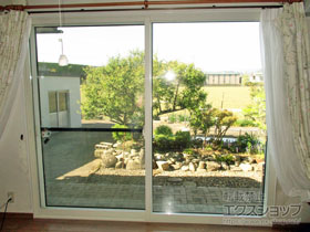 の二重窓（内窓） インプラス ダストバリア仕様 引違い窓 2枚建 施工例