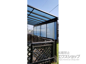 のテラス屋根 ヴェクターテラス F型 テラスタイプ 単体 積雪〜20cm対応 施工例