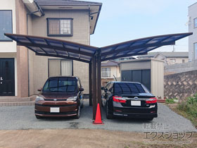 のカーポート レイナポートグラン Y合掌　積雪〜20cm対応 施工例