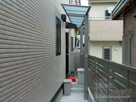 のテラス屋根 フーゴF 独立テラスタイプ 単体 積雪〜20cm対応 施工例