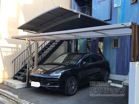 のカーゲート ワイドオーバードアS1型 電動式 施工例
