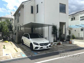 ナチュラルシルバーFのカーポートSCの施工例一覧 | カーポート