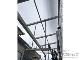 のテラス屋根 ヴェクターテラス F型 テラスタイプ 単体 積雪〜20cm対応 施工例