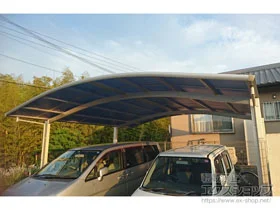 YKKAPのカーポート レイナツインポートグラン　積雪～20cm対応 施工例