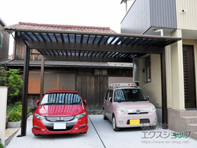 のカーポート エフルージュ ツイン50 積雪〜50cm対応 施工例