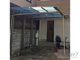 のカーポート ニューマイリッシュ 逆勾配 前下がり 積雪〜20cm対応 施工例