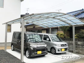 YKKAPのカーポート レイナツインポートグラン　積雪～20cm対応 施工例