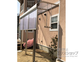 のテラス屋根 プレシオステラス R型 テラスタイプ 単体 積雪〜20cm対応 施工例