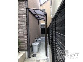 のテラス屋根 ヴェクターテラス R型 テラスタイプ 単体 積雪〜20cm対応 施工例