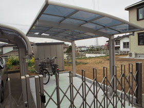 のカーポート プレシオスポート 積雪〜20cm対応 施工例