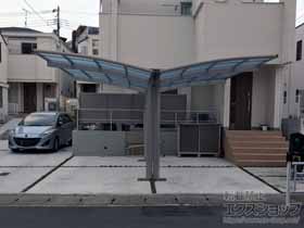 のカーポート レイナポートグラン Y合掌　積雪〜20cm対応 施工例