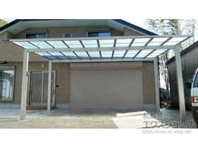 のカーポート エフルージュ ツイン 積雪〜20cm対応 施工例
