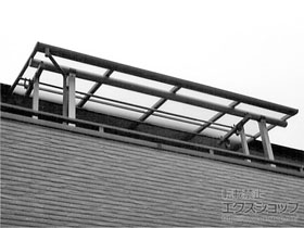 のバルコニー・ベランダ屋根 ヴェクターテラス F型 屋根タイプ 単体 積雪〜20cm対応 施工例