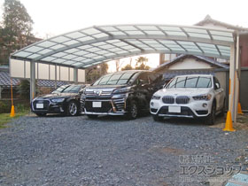 のカーポート レイナトリプルポートグラン　積雪〜20cm対応 施工例