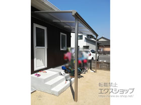 のテラス屋根 ヴェクターテラス F型 テラスタイプ 単体 積雪〜20cm対応 施工例