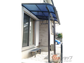 のテラス屋根 プレシオステラスII R型 テラスタイプ 単体 積雪〜20cm対応 施工例