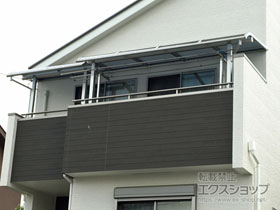 のバルコニー・ベランダ屋根 ヴェクターテラス R型 屋根タイプ 単体 積雪〜20cm対応 施工例