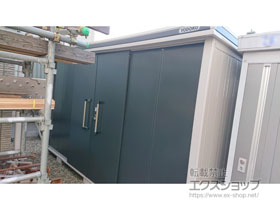 の物置・屋外倉庫 エルモ 一般型 3620×2220×2117（LMD-3622） LMD-3622-SM 施工例