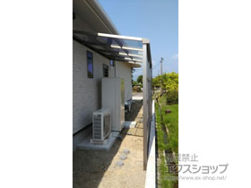 のストックヤード スピーネストックヤードF型 波板タイプ スクリーン仕様 積雪〜20cm対応 施工例