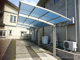 のカーポート レイナポートグラン 縦連棟　積雪〜20cm対応 施工例