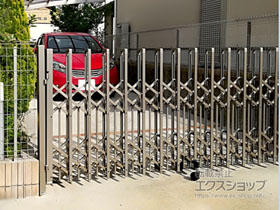 のカーゲート トリップゲート ペットガード型 ノンレール 片開き*30S 施工例