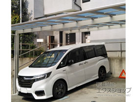 のカーポート エフルージュ ツイン 積雪〜20cm対応 施工例