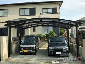 のカーポート レイナツインポートグラン　積雪〜20cm対応 施工例