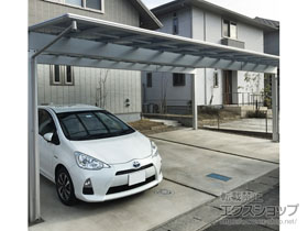のカーポート エフルージュ トリプル 積雪〜20cm対応 施工例