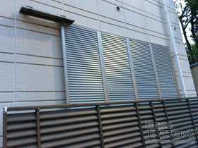愛知県名古屋市のlixil リクシル 窓シャッター施工例 雨戸一筋 半外付型 ルーバー雨戸 1