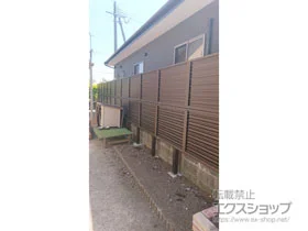 YKKAP�̃t�F���X�E��E�� �V���v���I�t�F���X13�^ ���[�o�[ 2�i�x�� �������ėp �{�H��