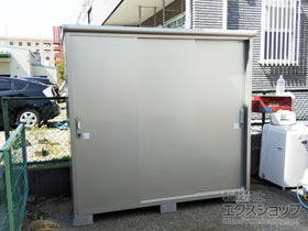 の物置・屋外倉庫 エスモ 一般型 2100×900×1959（ESE-2109A） ESE-2109A-SS 施工例