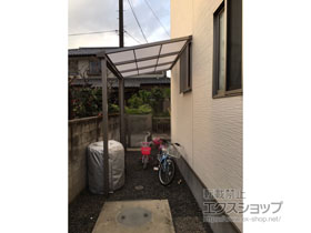 のテラス屋根 スピーネ F型 テラスタイプ 単体 積雪〜20cm対応 施工例