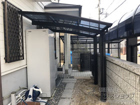 のサイクルポート・駐輪場 プレシオスポート ミニ 積雪〜20cm対応 施工例