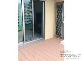 のウッドデッキ リウッドデッキ 200 *出端斜めカット納まり 施工例