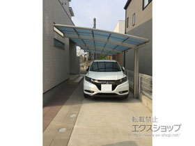 のカーポート レイナポートグラン 縦連棟　積雪〜20cm対応 施工例