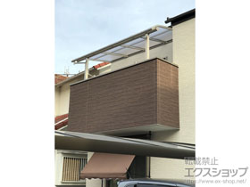 のバルコニー・ベランダ屋根 ヴェクターテラス R型 屋根タイプ 単体 積雪〜20cm対応 施工例
