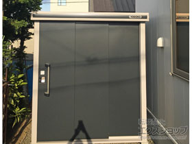 の物置・屋外倉庫 エルモ 積雪型 1870×2220×2118（LMDS-1822） LMDS-1822-SM 施工例