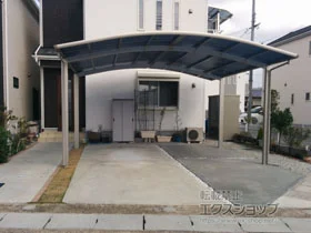 YKKAPのカーポート レイナツインポートグラン　積雪～20cm対応 施工例
