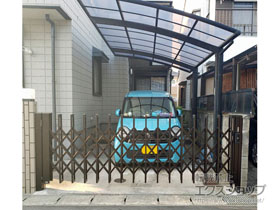 のカーゲート エアリーナII ノンキャスター 片開きタイプ 34S 施工例