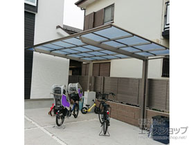 のカーポート ネスカF (フラットスタイル) 積雪〜20cm対応 施工例