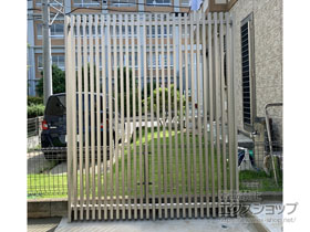 のフェンス・柵 リレーリア フェンス2N型 間仕切施工 施工例