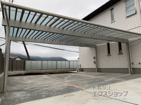 のカーポート エフルージュ トリプル50 積雪〜50cm対応 施工例