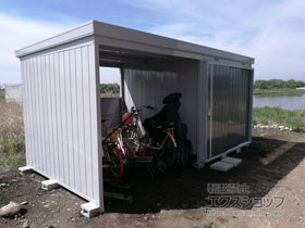 の物置・屋外倉庫 ネクスタウィズ 一般型 4420×2210×2075 右ドアタイプ（NXN-48SK・48S） NXN-48SK・48S-PG 施工例