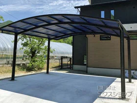 YKKAPのカーポート レイナツインポートグラン　積雪～20cm対応 施工例