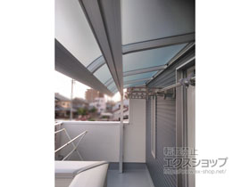 のバルコニー・ベランダ屋根 ヴェクターテラス R型 屋根タイプ 単体 積雪〜20cm対応 施工例