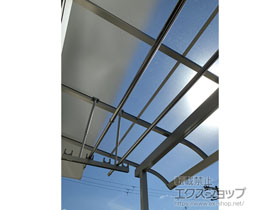 のバルコニー・ベランダ屋根 ヴェクターテラス R型 屋根タイプ 単体 積雪〜20cm対応 施工例