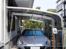 のカーポート プレシオスポート アルファ 積雪〜20cm対応 施工例